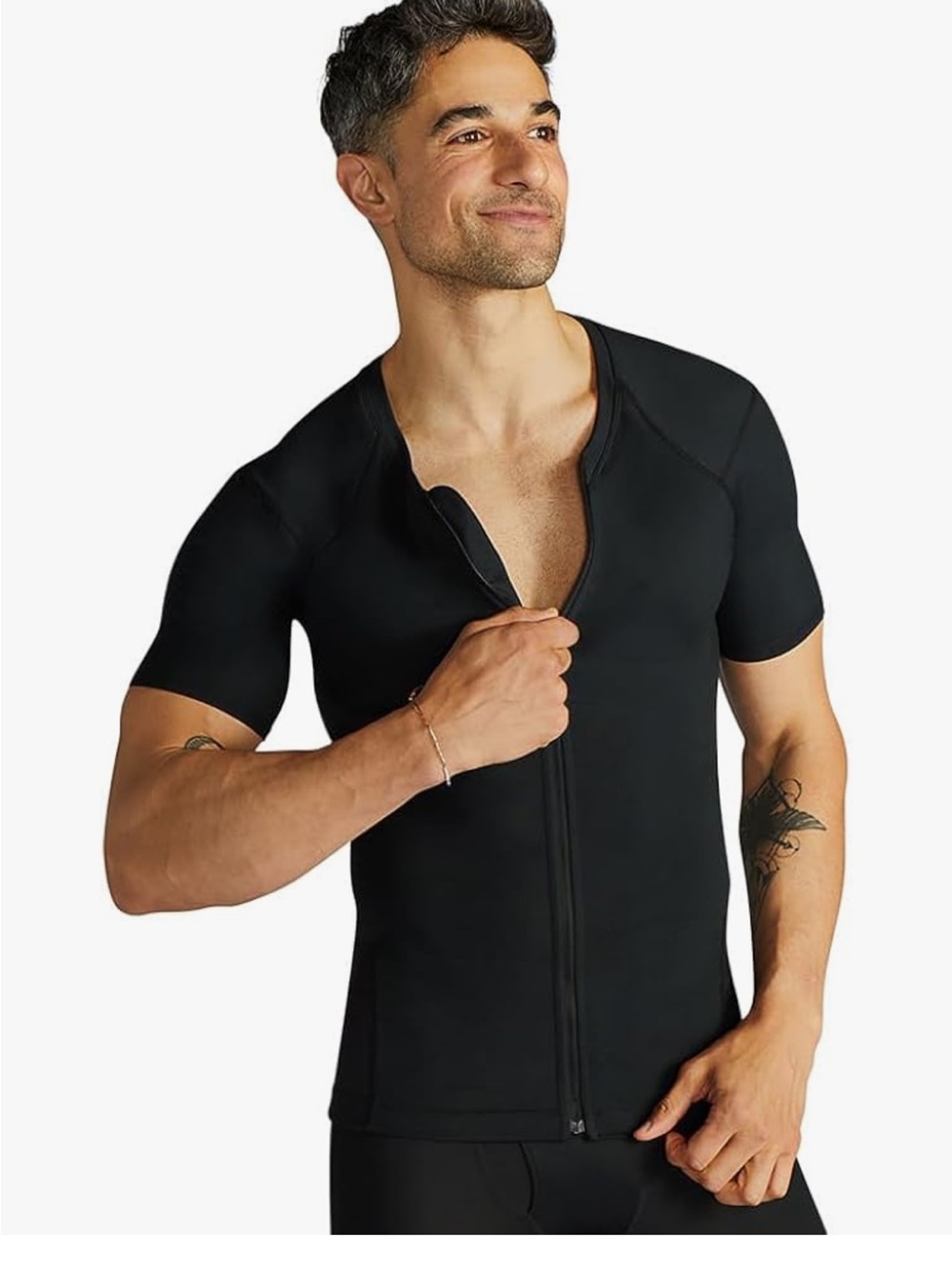 TOMMIE COPPER Men’s Shortsleeved Compression Shirt Size M